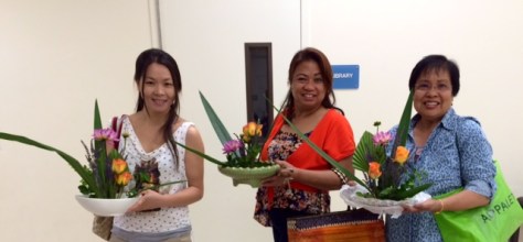 Finished art projects. Happy students.